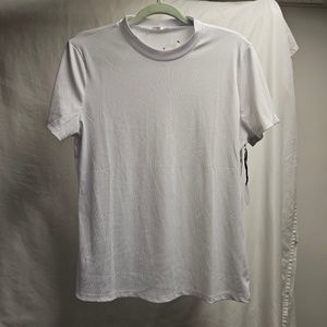 3for$25 Kik bright white ribbed t-shirt 2XL blouse layering summer casual NWT